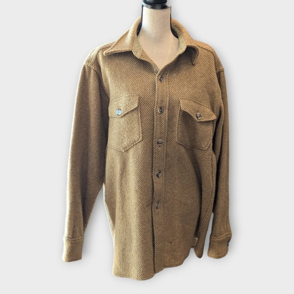 L.L. Bean Other - L.L. Bean Vintage Wool Shacket (Sweater + Jacket) with Script Label